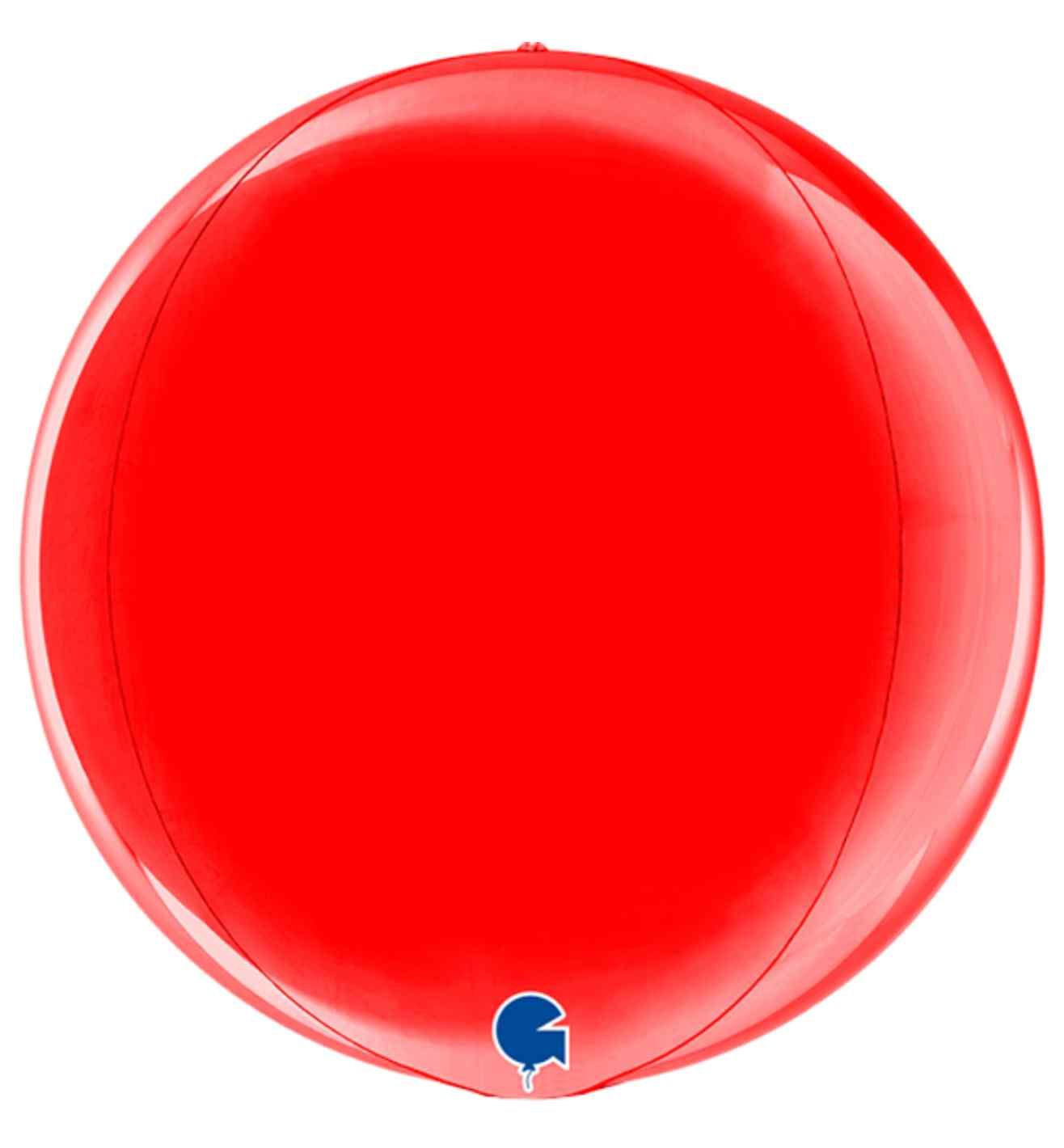 15" Grabo Red 4D Globe