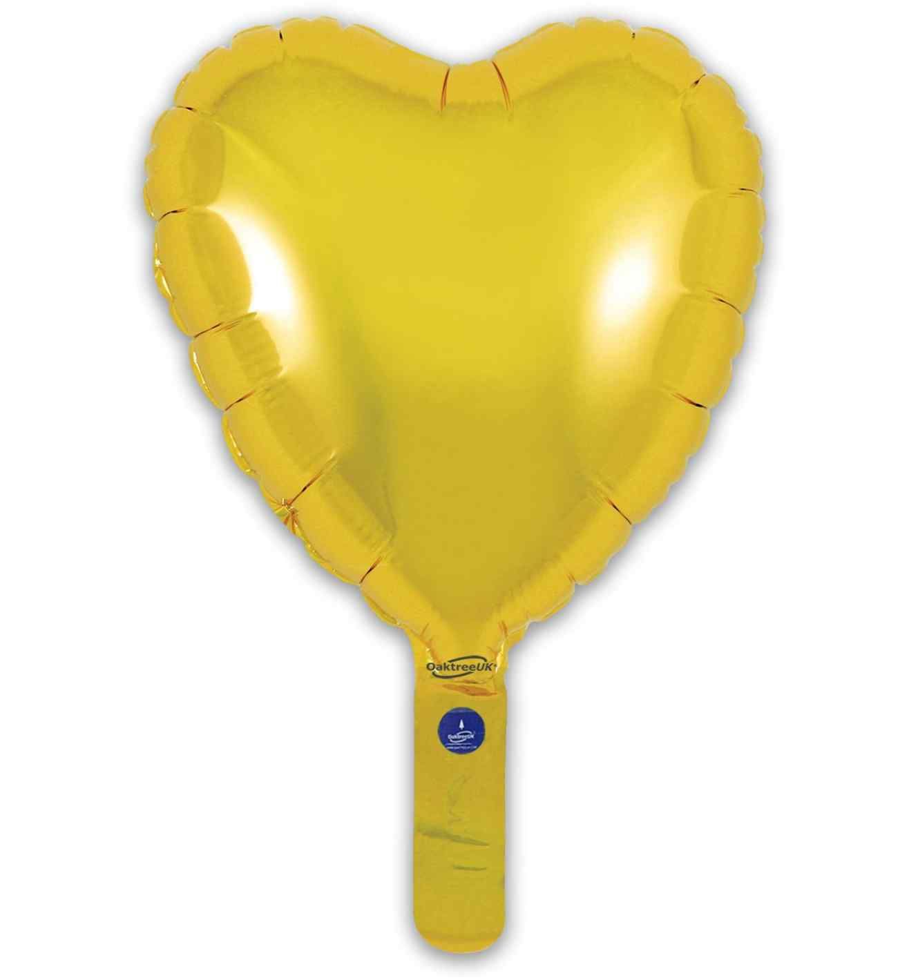 9" Oaktree Gold Heart Foil
