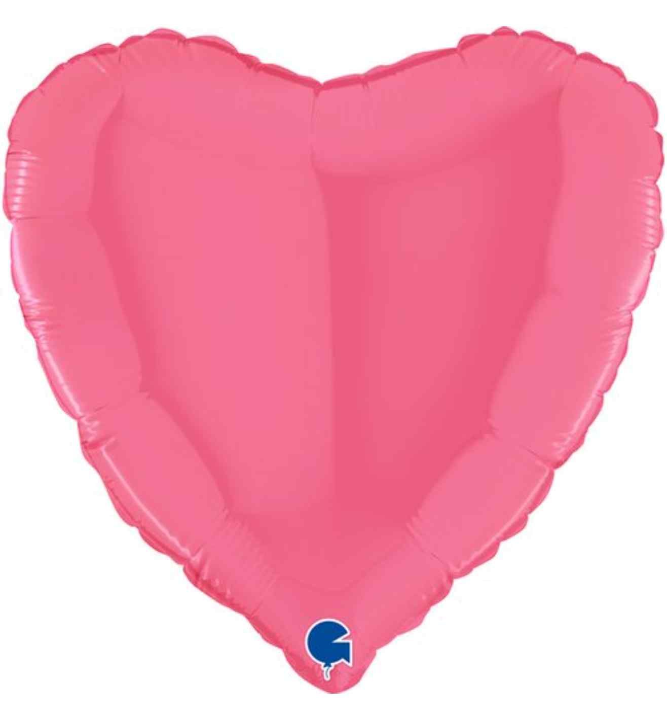 18" Grabo Bubble Gum Heart