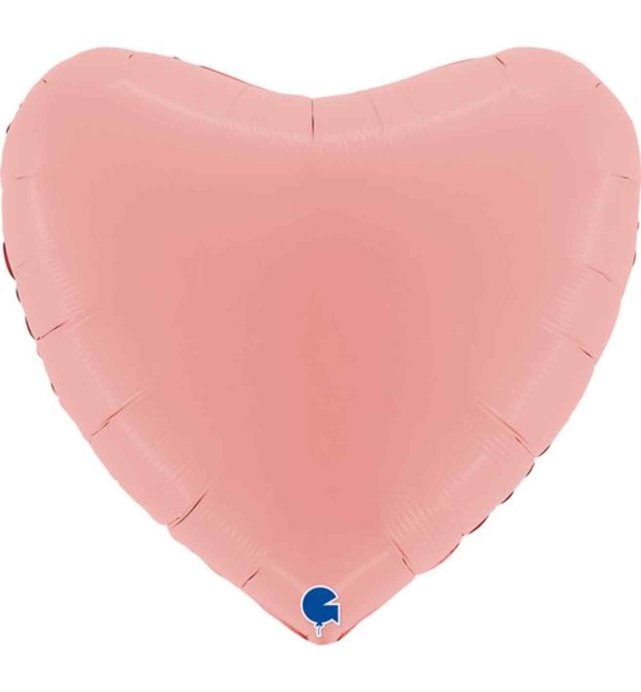 36" Grabo Matte Pink Heart