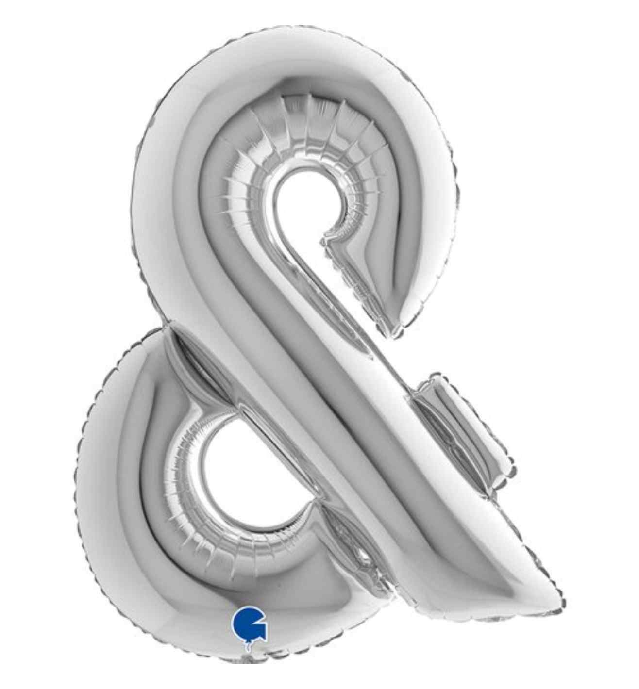 40" Grabo Silver Symbol Ampersand