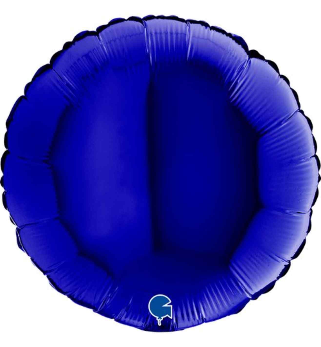 18" Grabo Round Blue Capri Foil