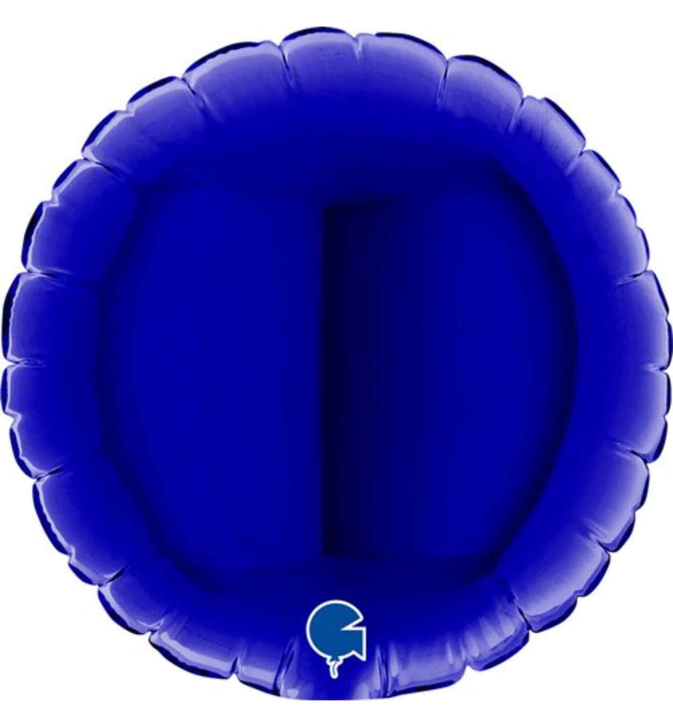 4" Grabo Round Blue Capri Foil