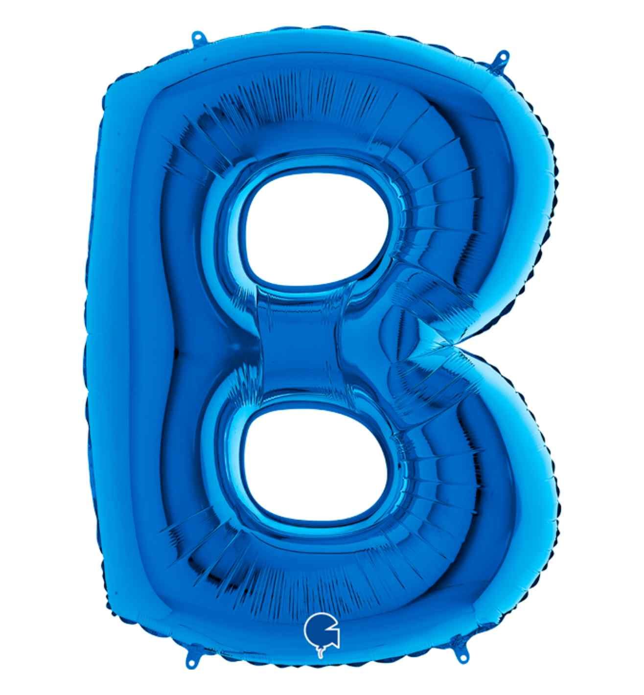 40" Grabo Blue Letter B