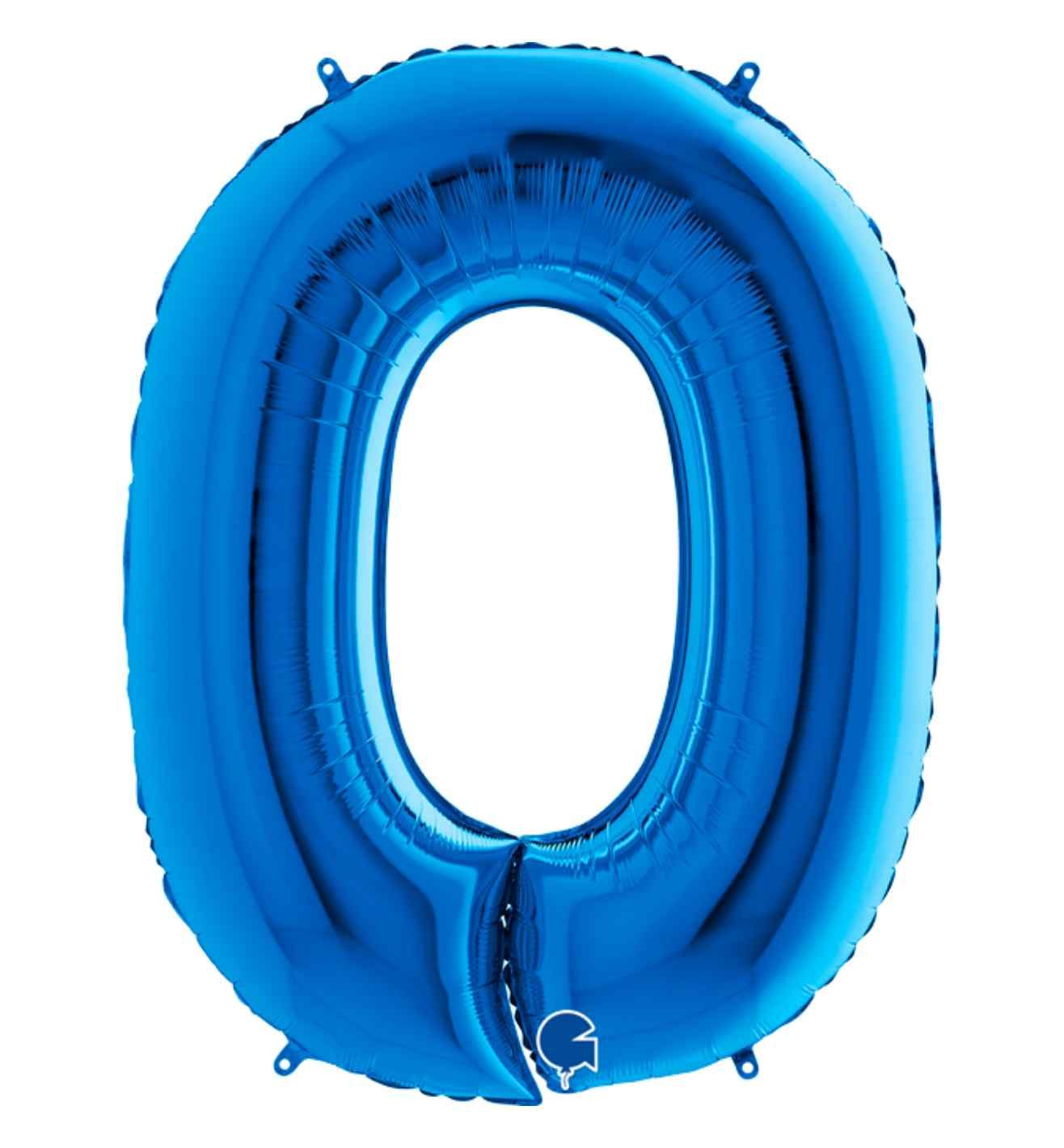 40" Grabo Blue Number 0