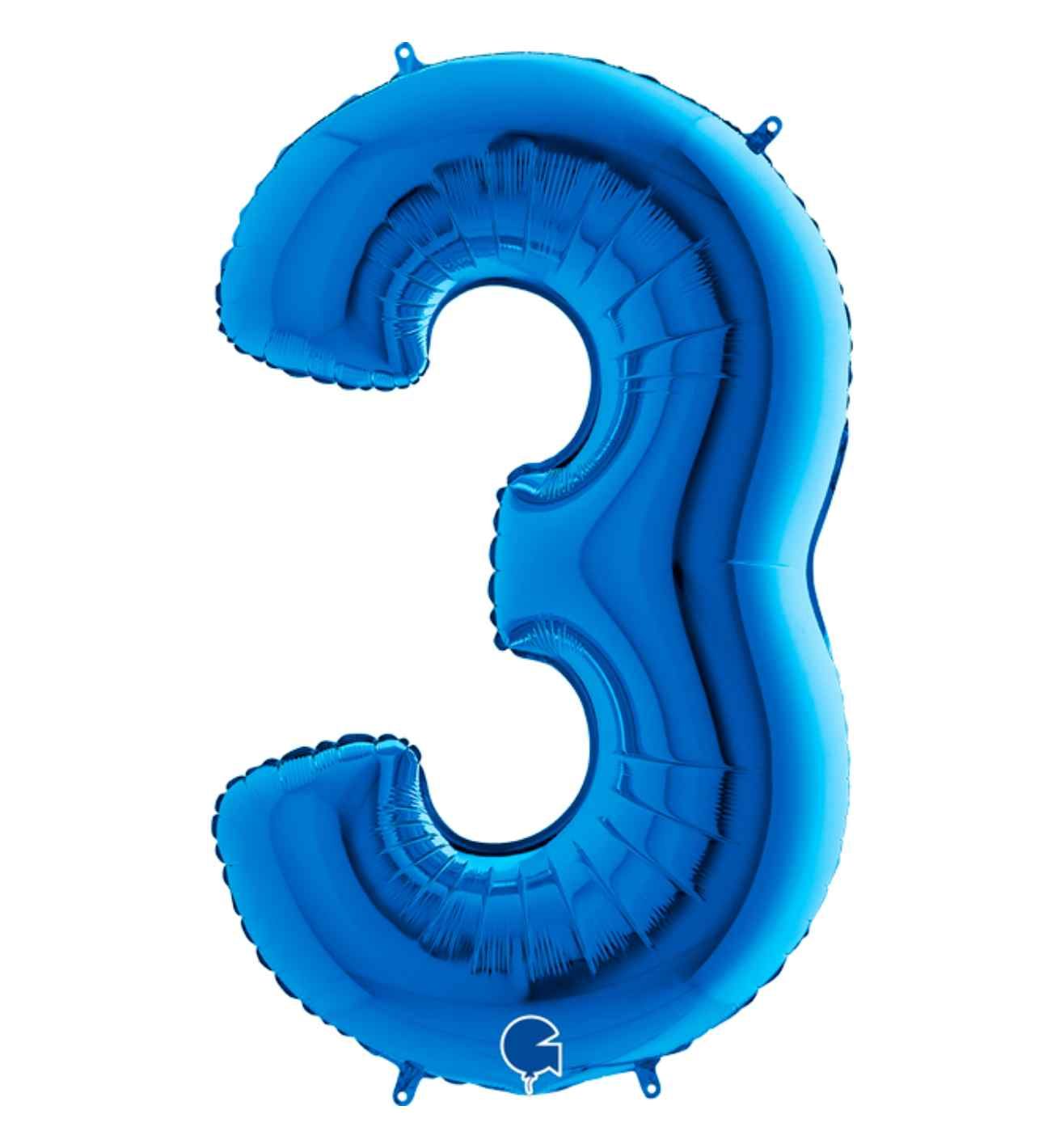 40" Grabo Blue Number 3