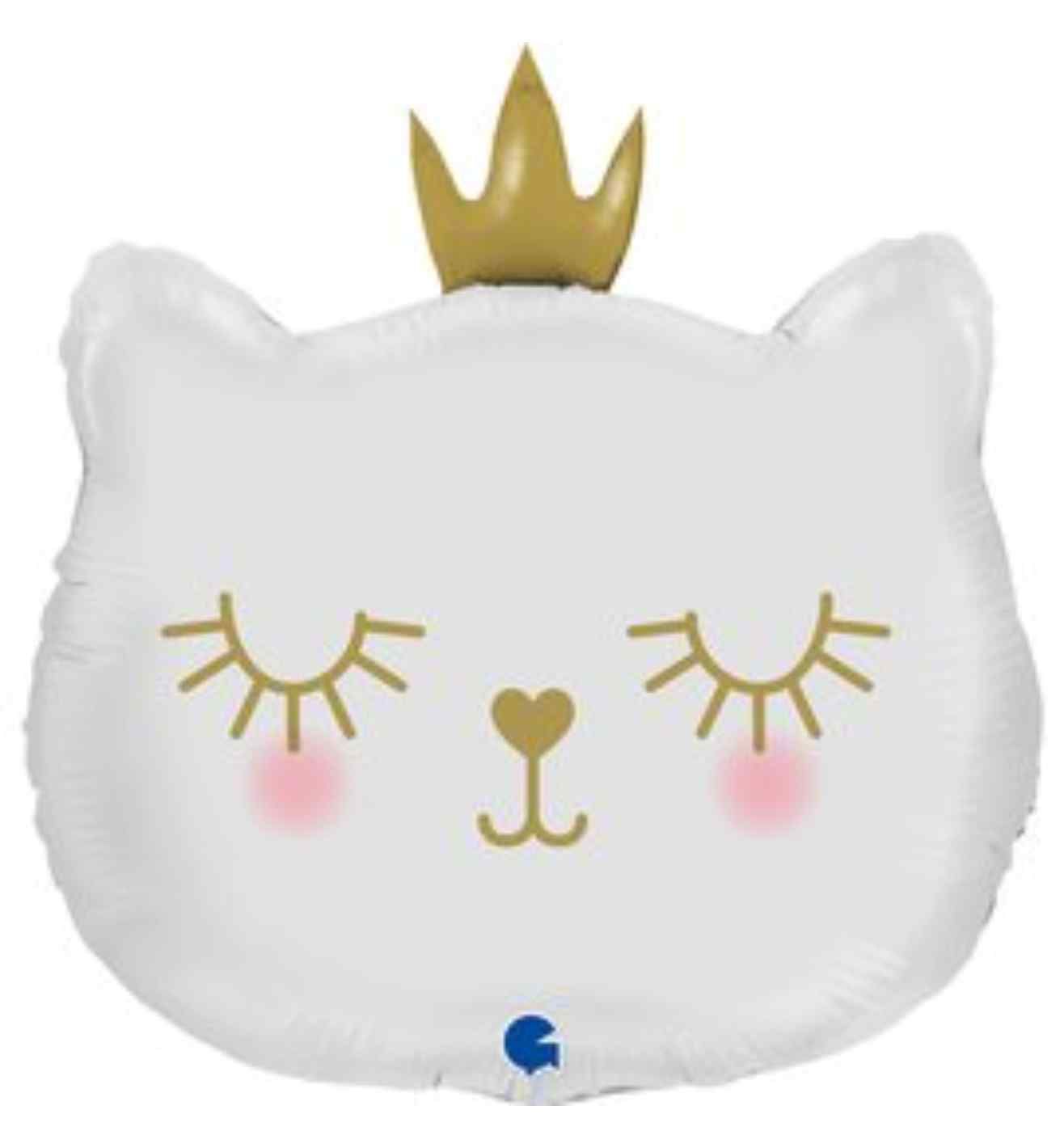 26" Grabo Cat Princess White Shape