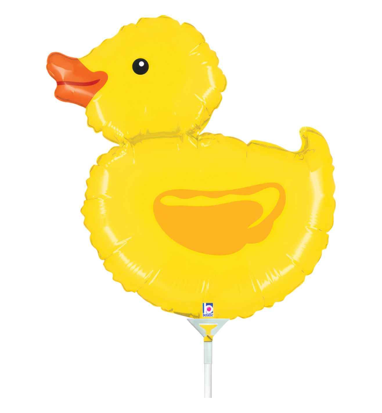 Mini Duck Betallic Foil Balloon