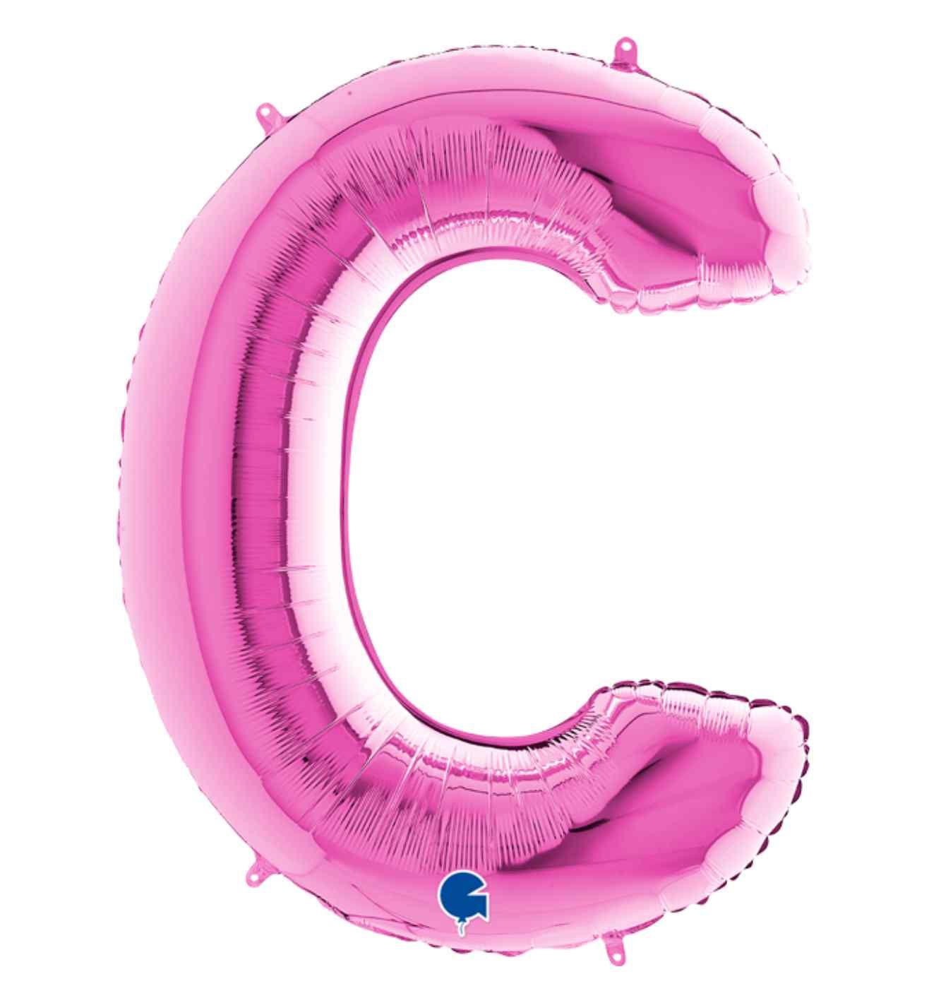40" Grabo Fuxia Letter C