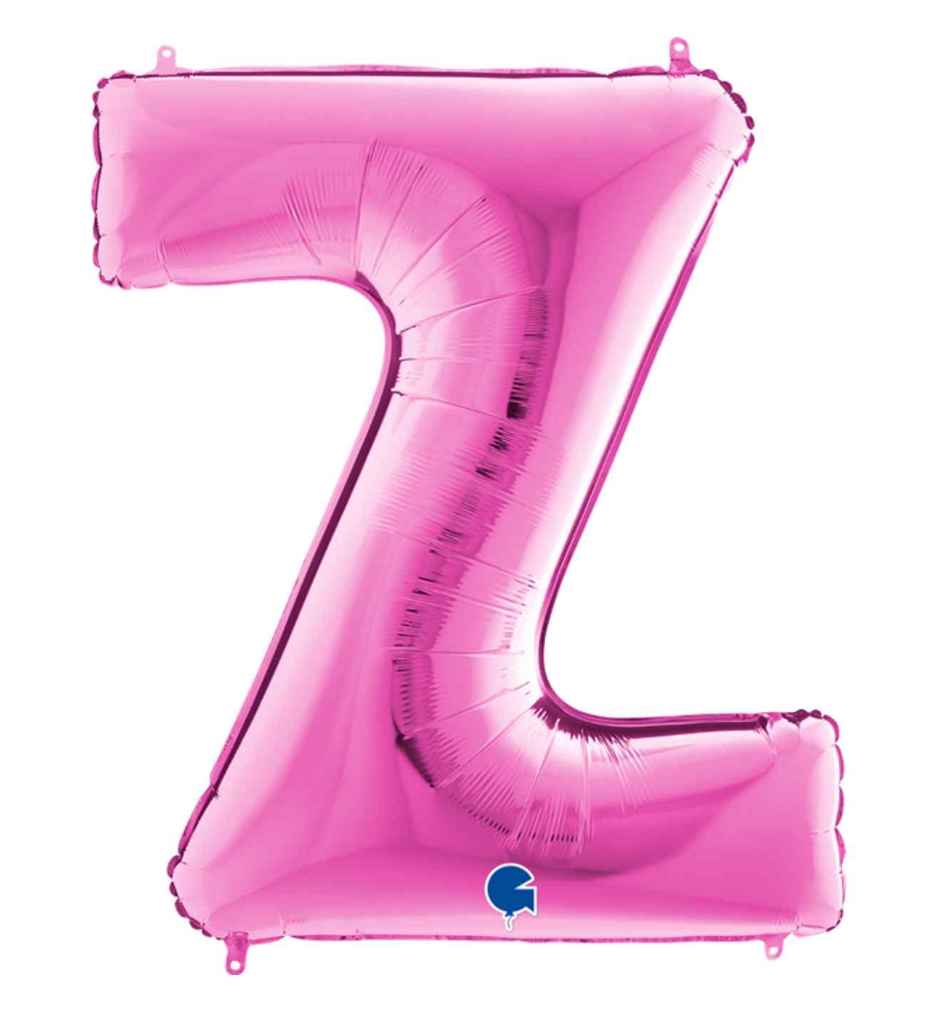 40" Grabo Fuxia Letter Z