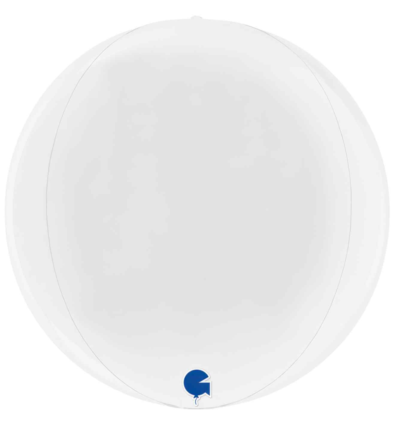 15" Grabo White 4D Globe