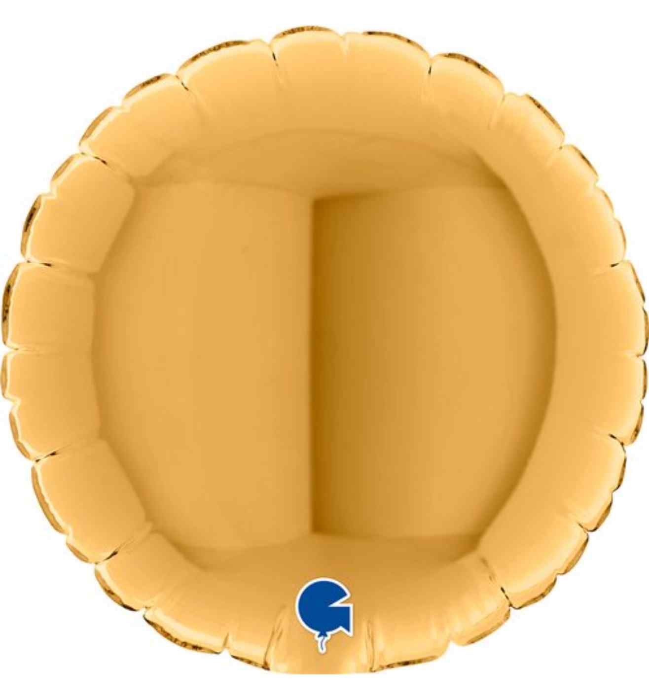 4" Grabo Round Gold Foil