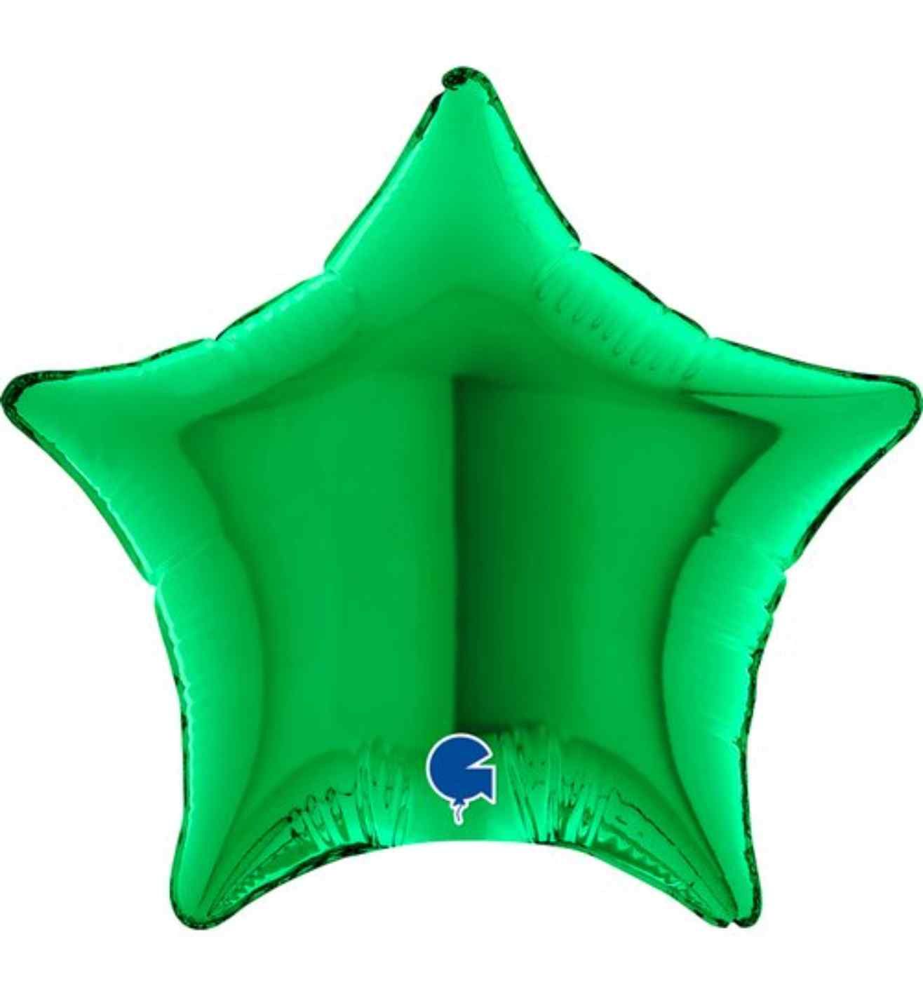 4" Grabo Star Green Foil