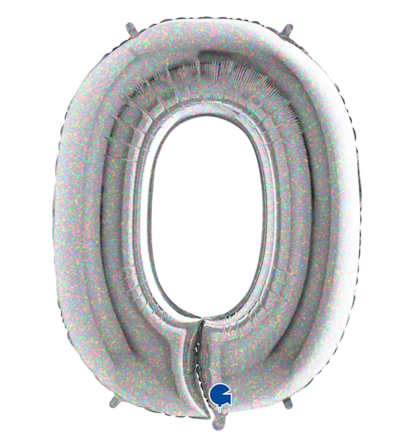 40" Grabo Holographic Number 0