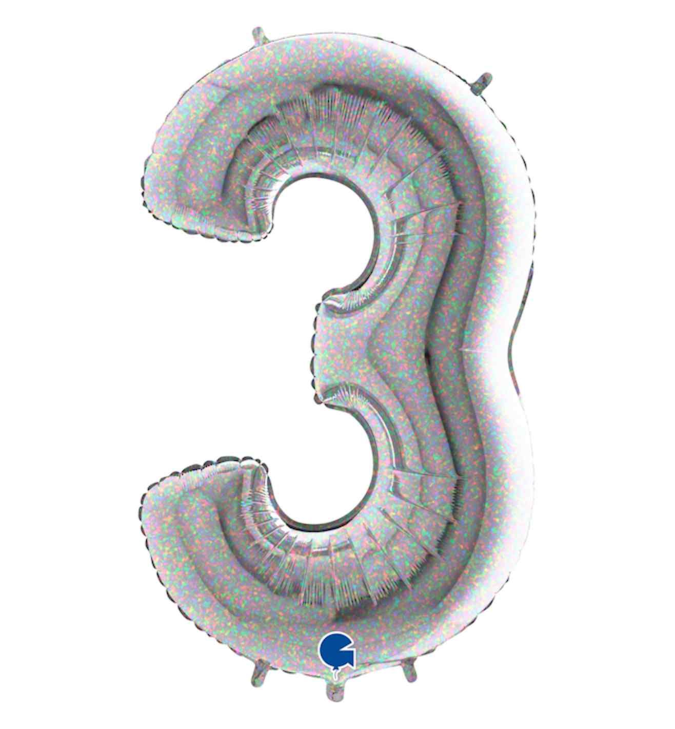 40" Grabo Holographic Number 3