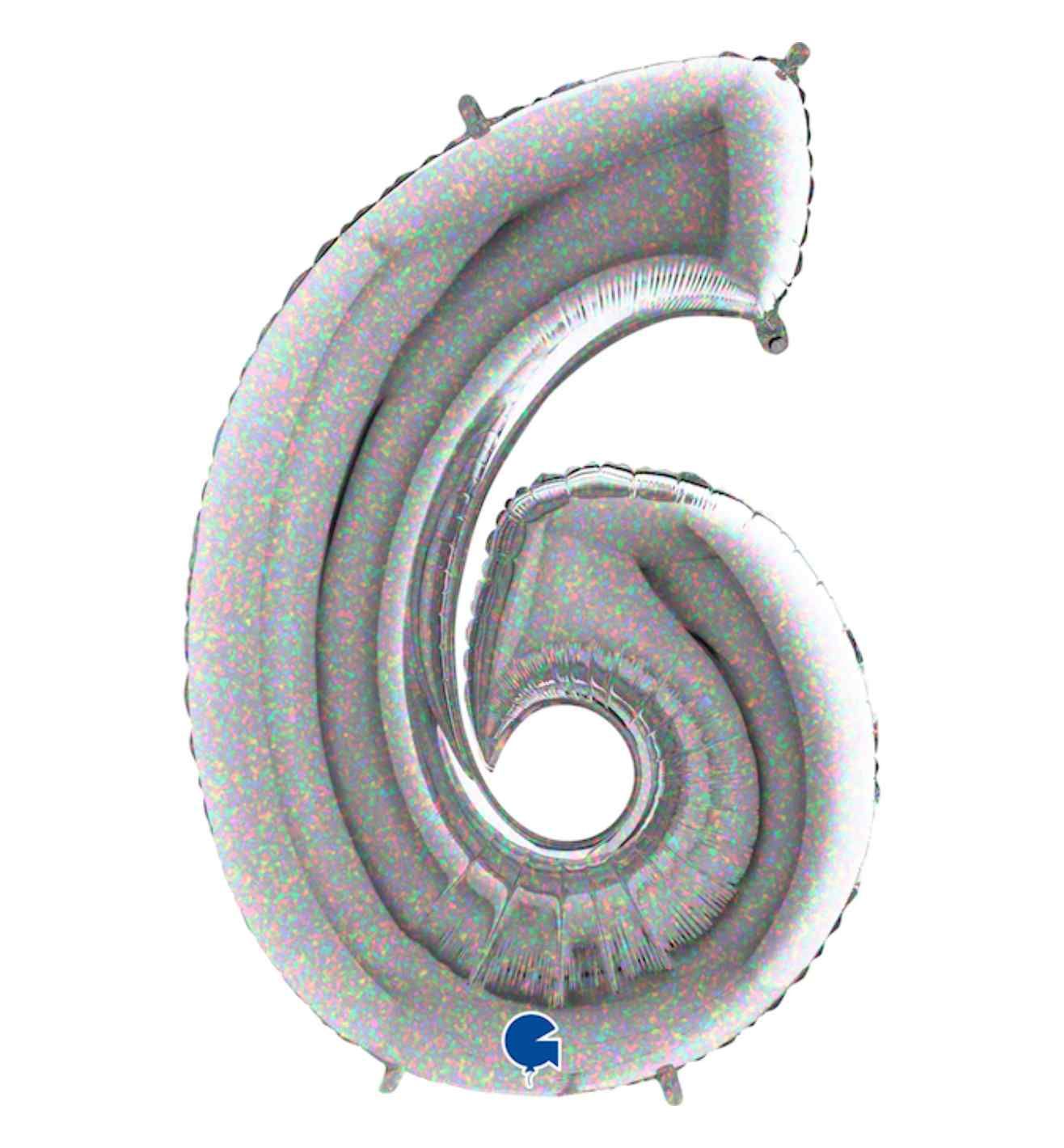 40" Grabo Holographic Number 6