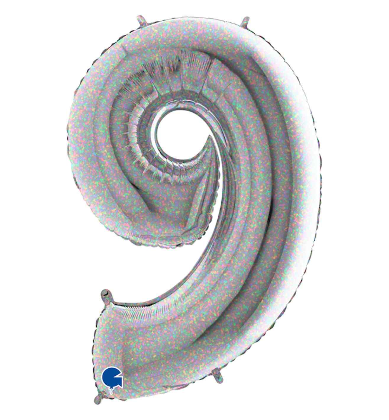 40" Grabo Holographic Number 9