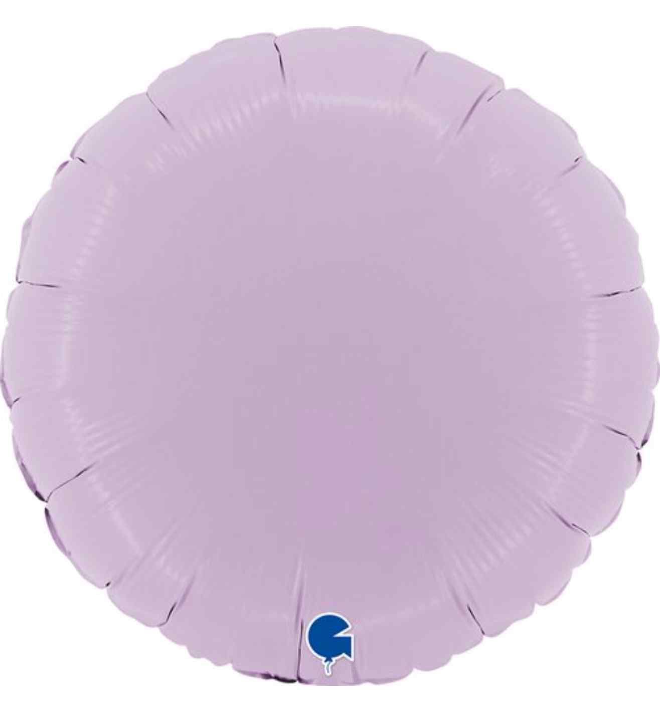 18" Grabo Round Matte Lilac Foil