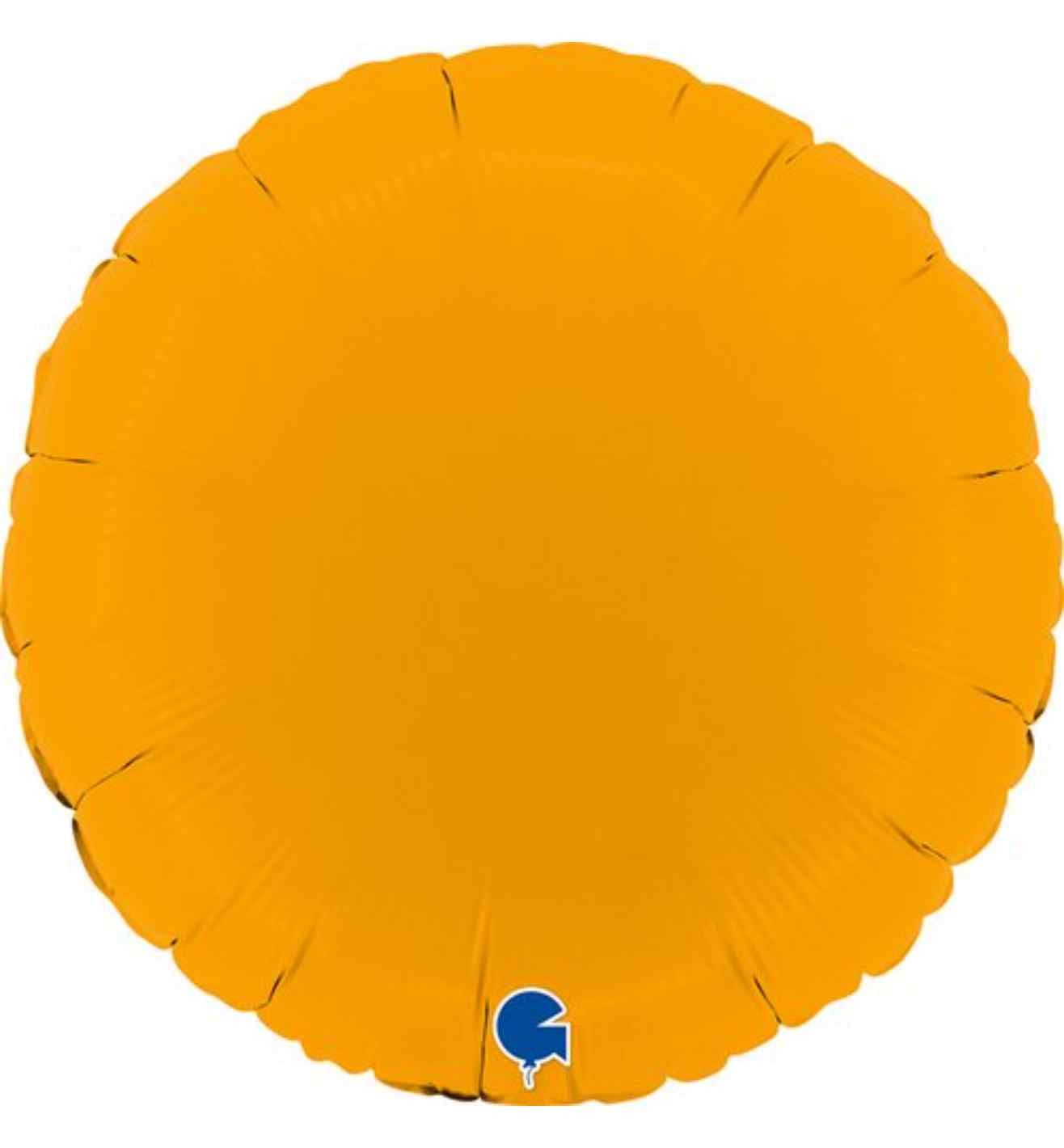 18" Grabo Round Matte Mustard Foil