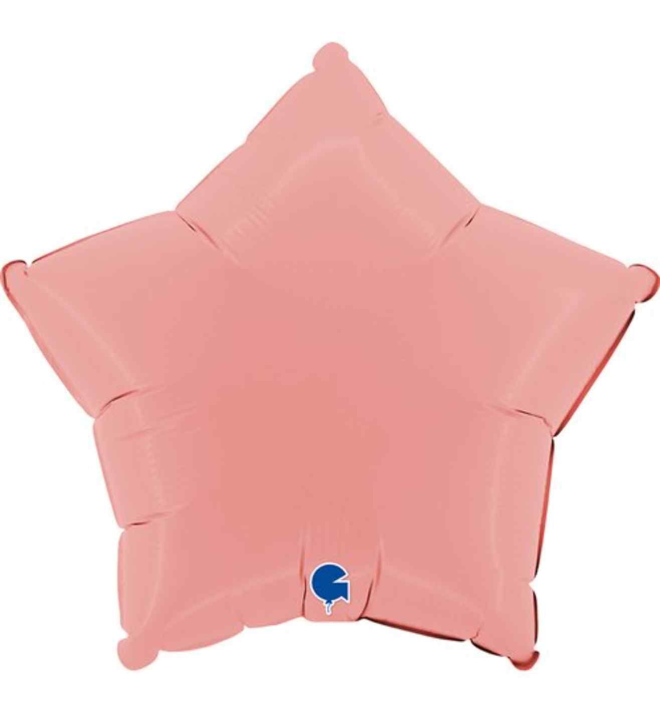 18" Grabo Matte Pink Star