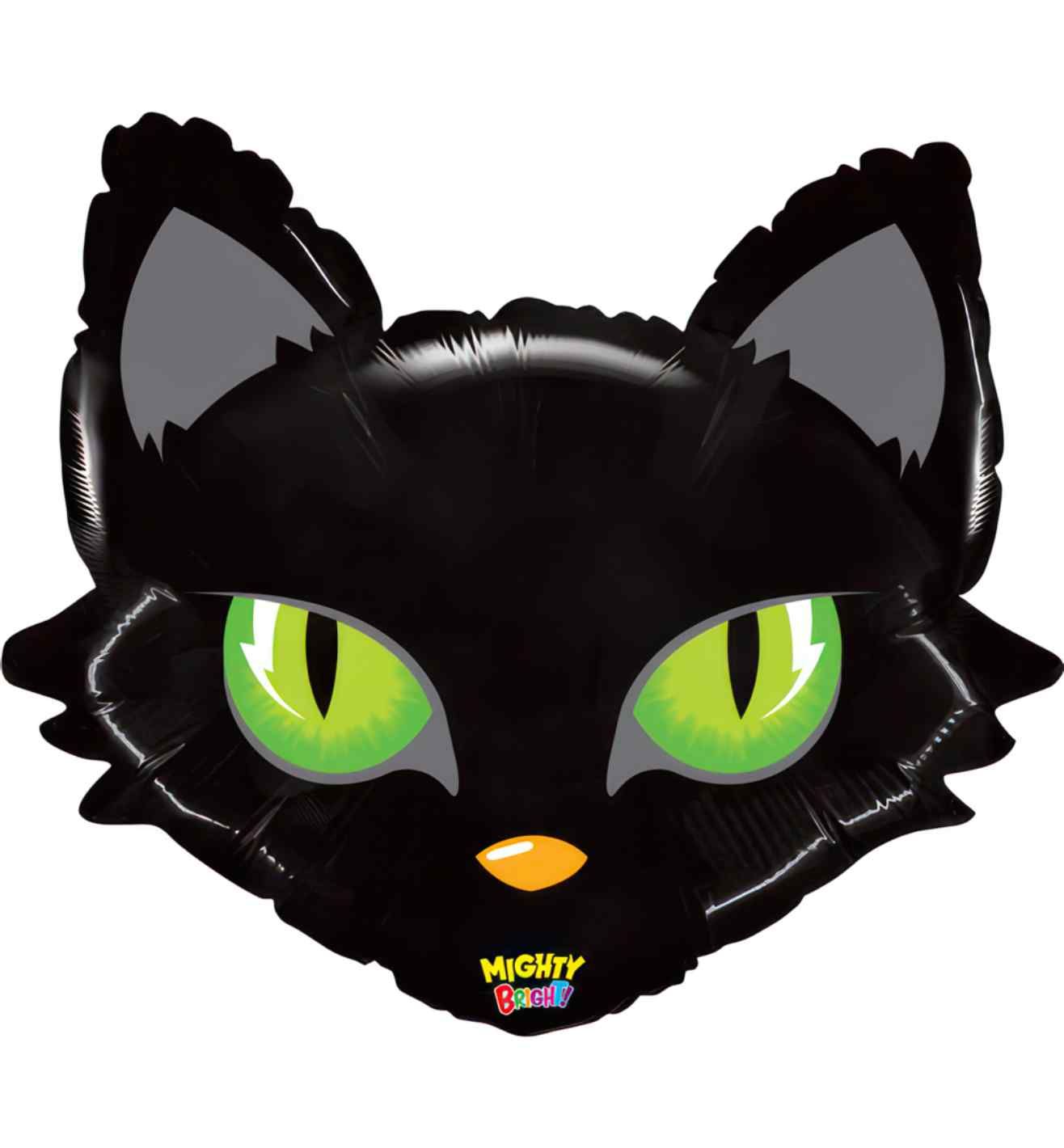 28" Might Cat Head Foil Balloon