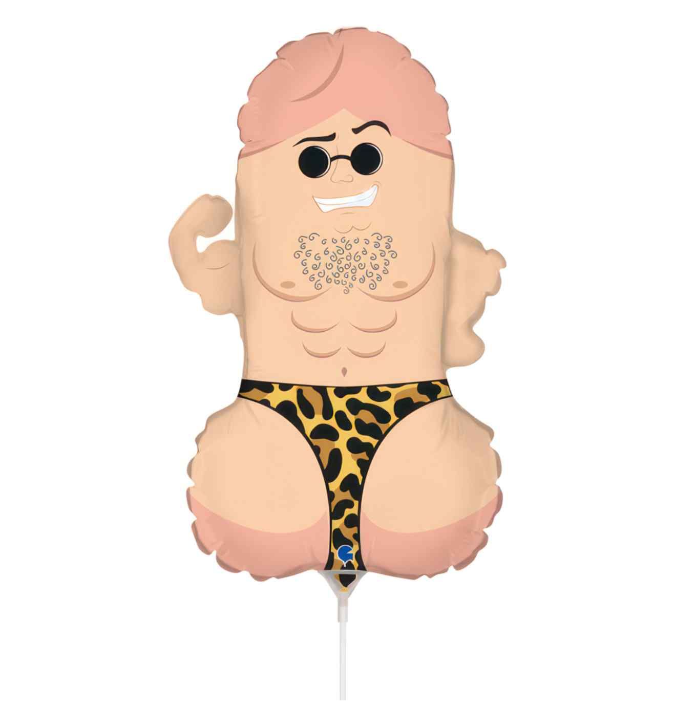 Mini Mr. D Grabo Foil Balloon