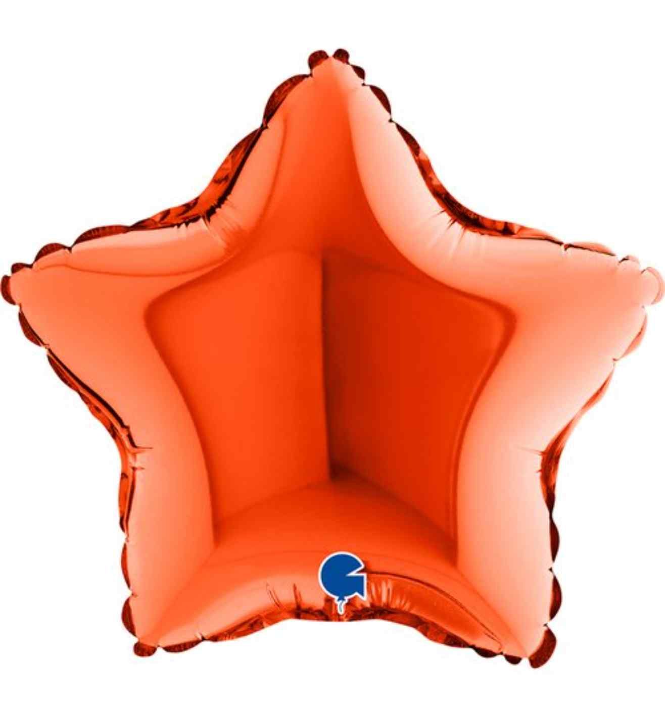 9" Grabo Star Orange Foil