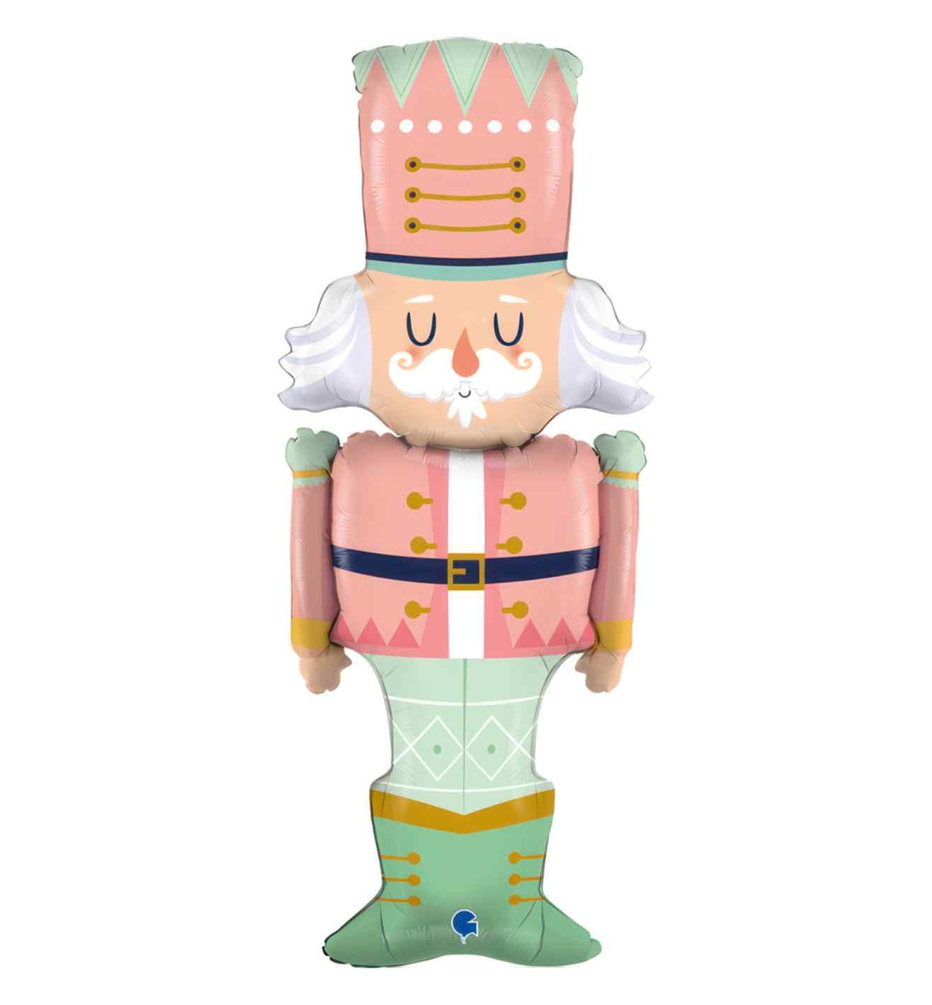 42" Pastel Nutcracker Grabo Foil Balloon