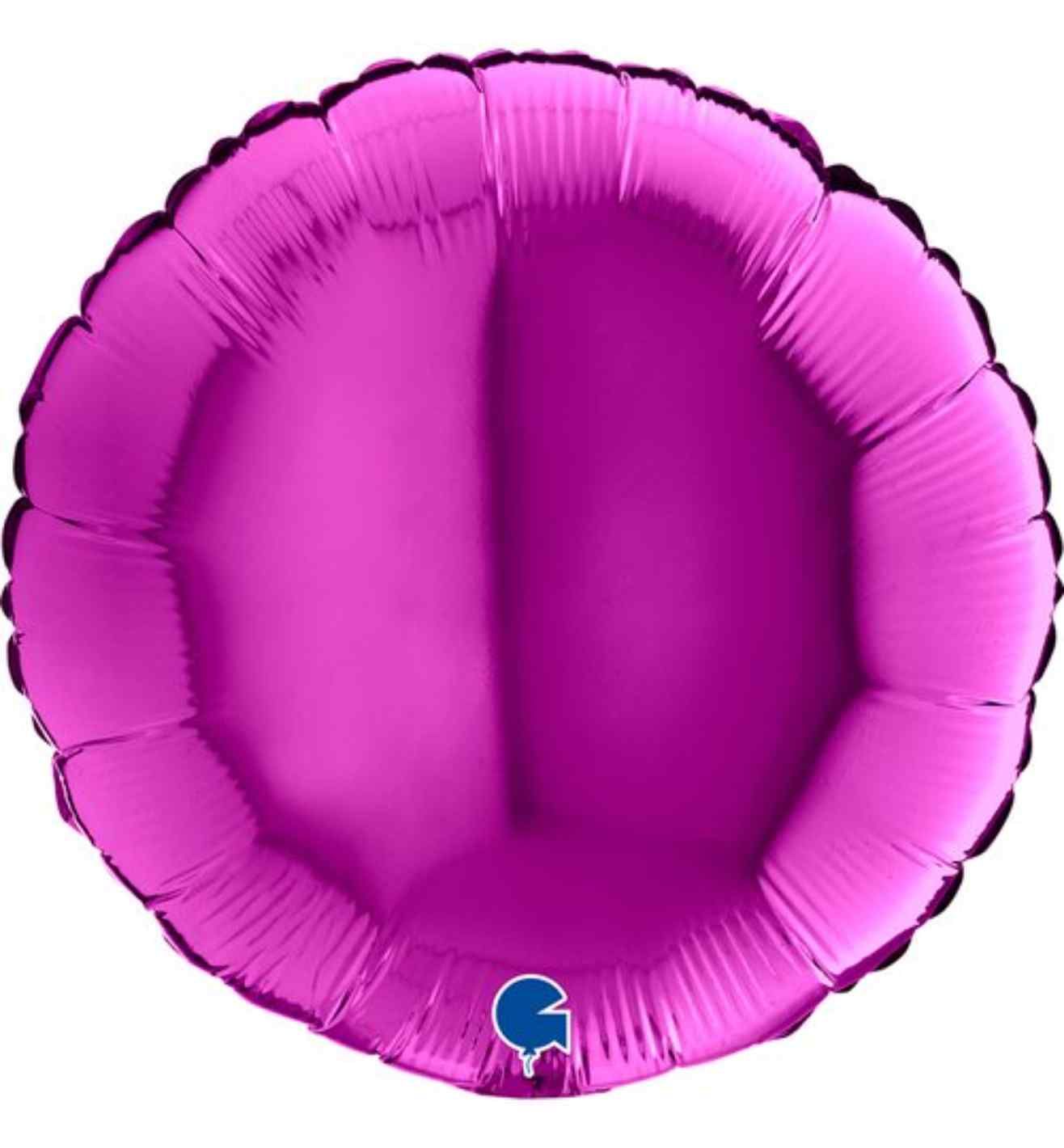 18" Grabo Round Purple Foil