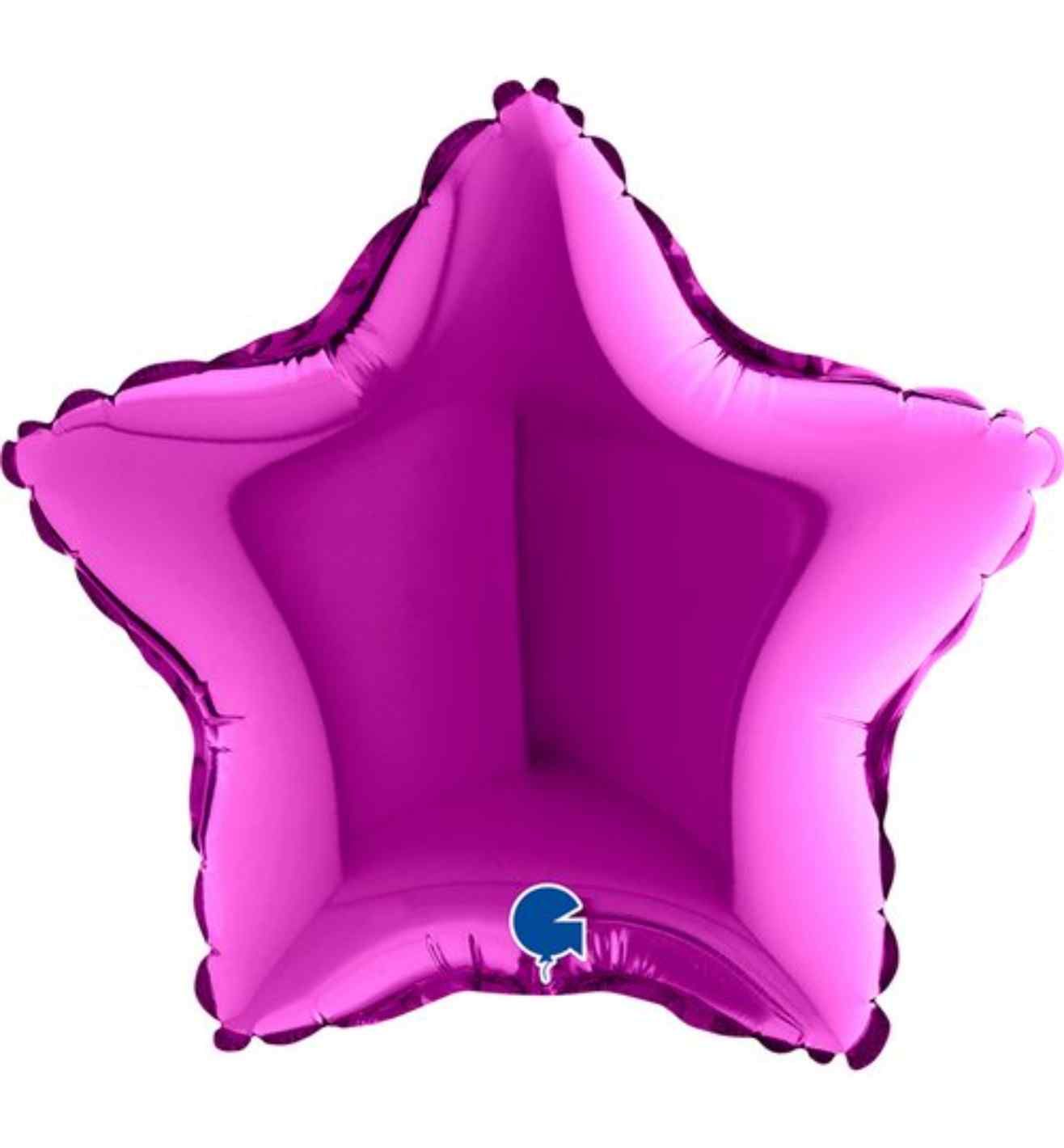 9" Grabo Star Purple Foil
