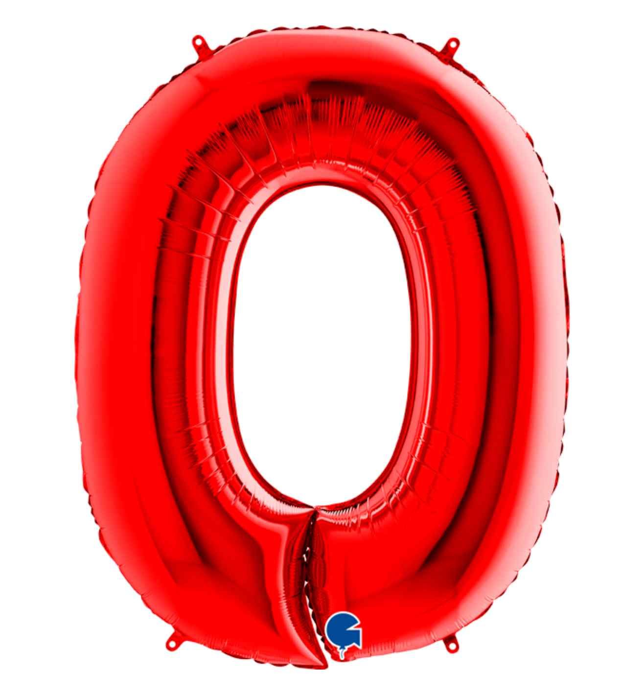 40" Grabo Red Number 0