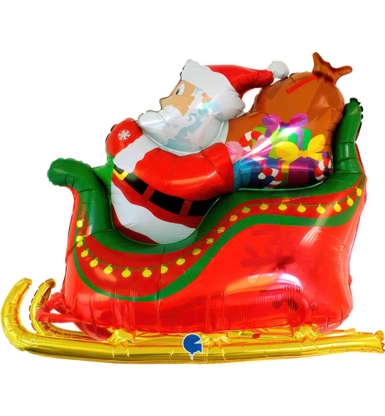 46" Grabo Santa Sleigh 3D Shape