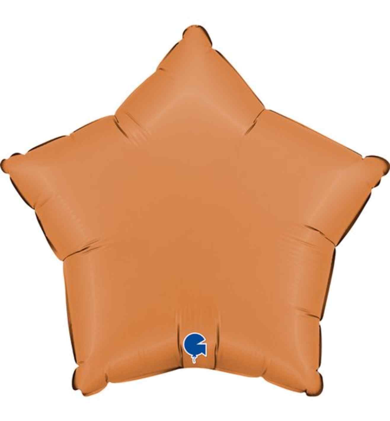 18" Grabo Star Satin Caramel Foil