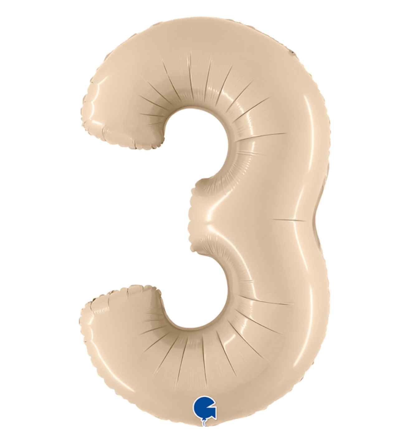 40" Grabo Satin Cream Number 3
