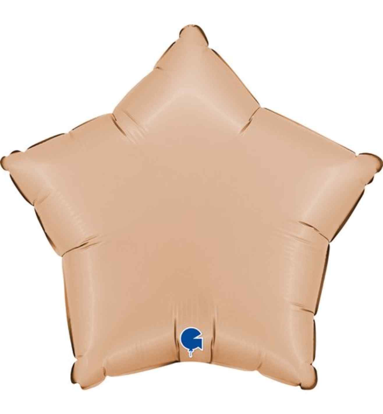 18" Grabo Star Satin Nude Foil