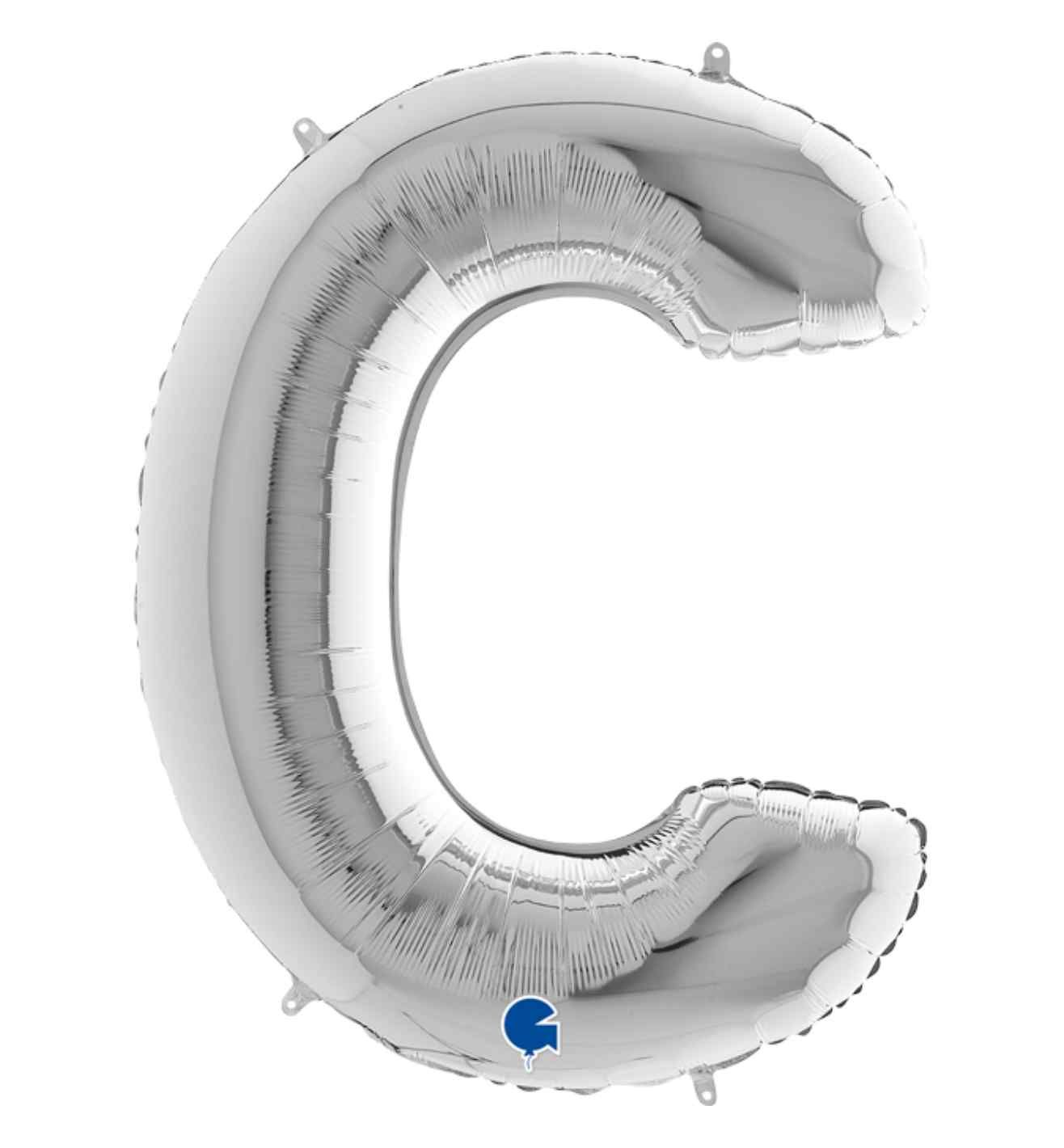 40" Grabo Silver Letter C