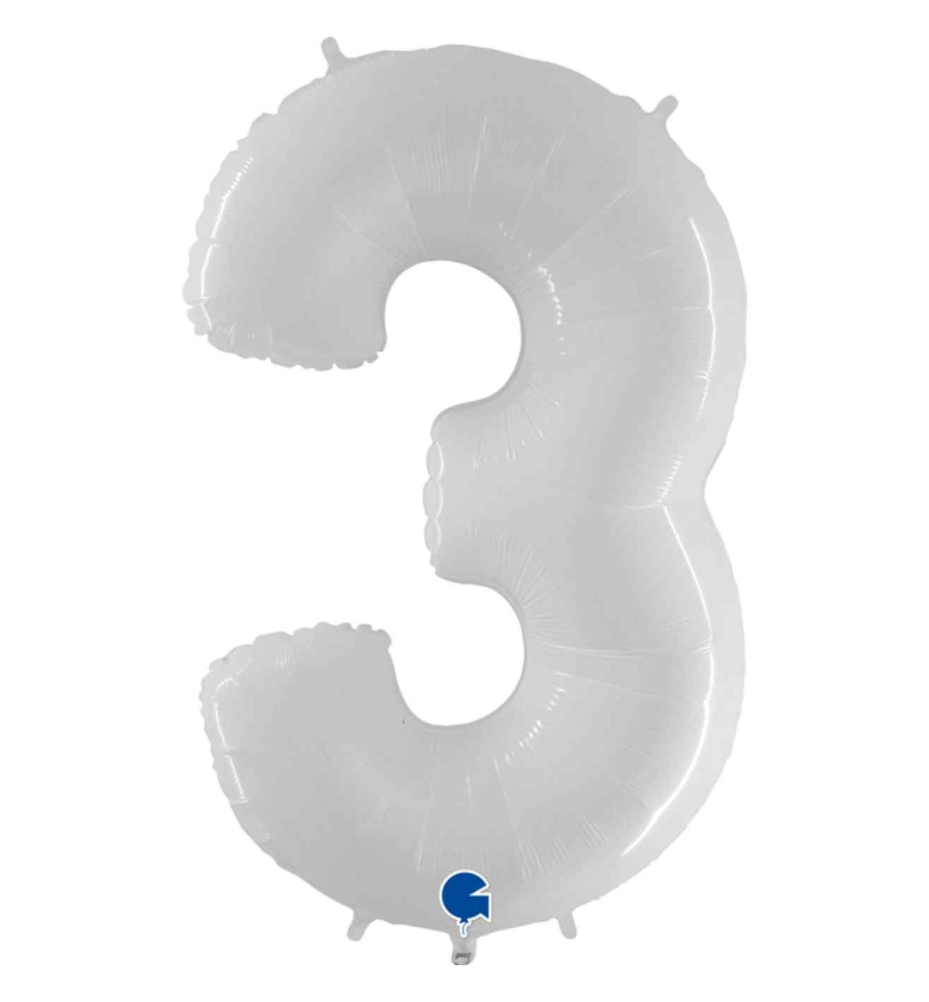 40" Grabo White Fluo Number 3