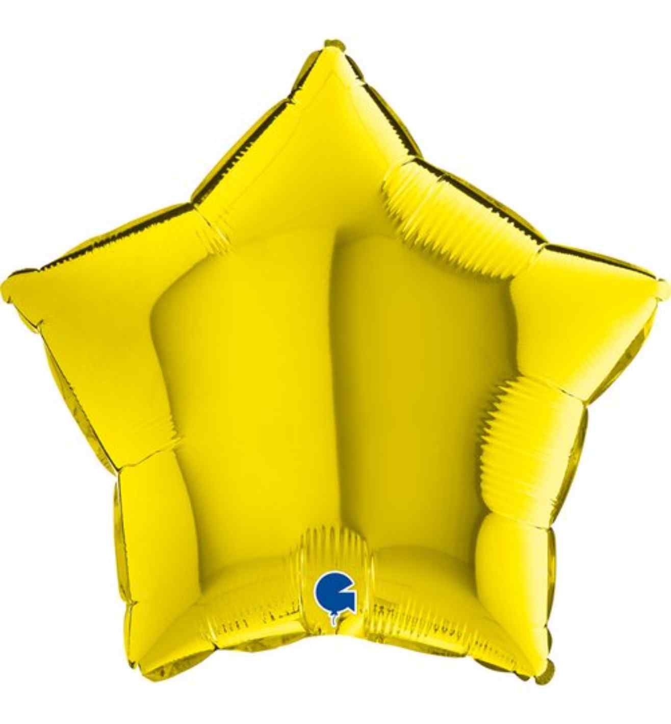 18" Grabo Star Yellow Foil