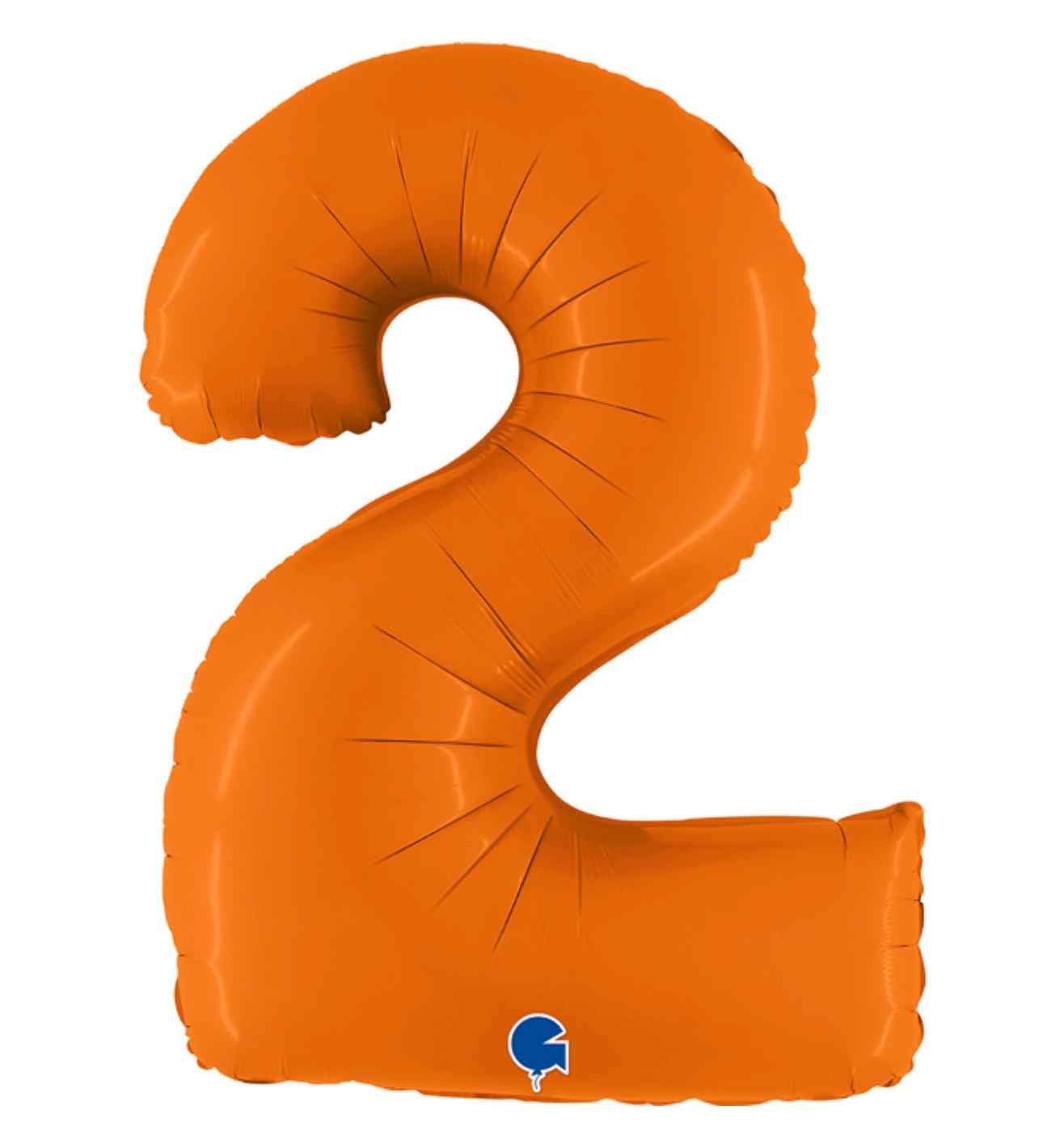 40" Grabo Matte Orange Number 2