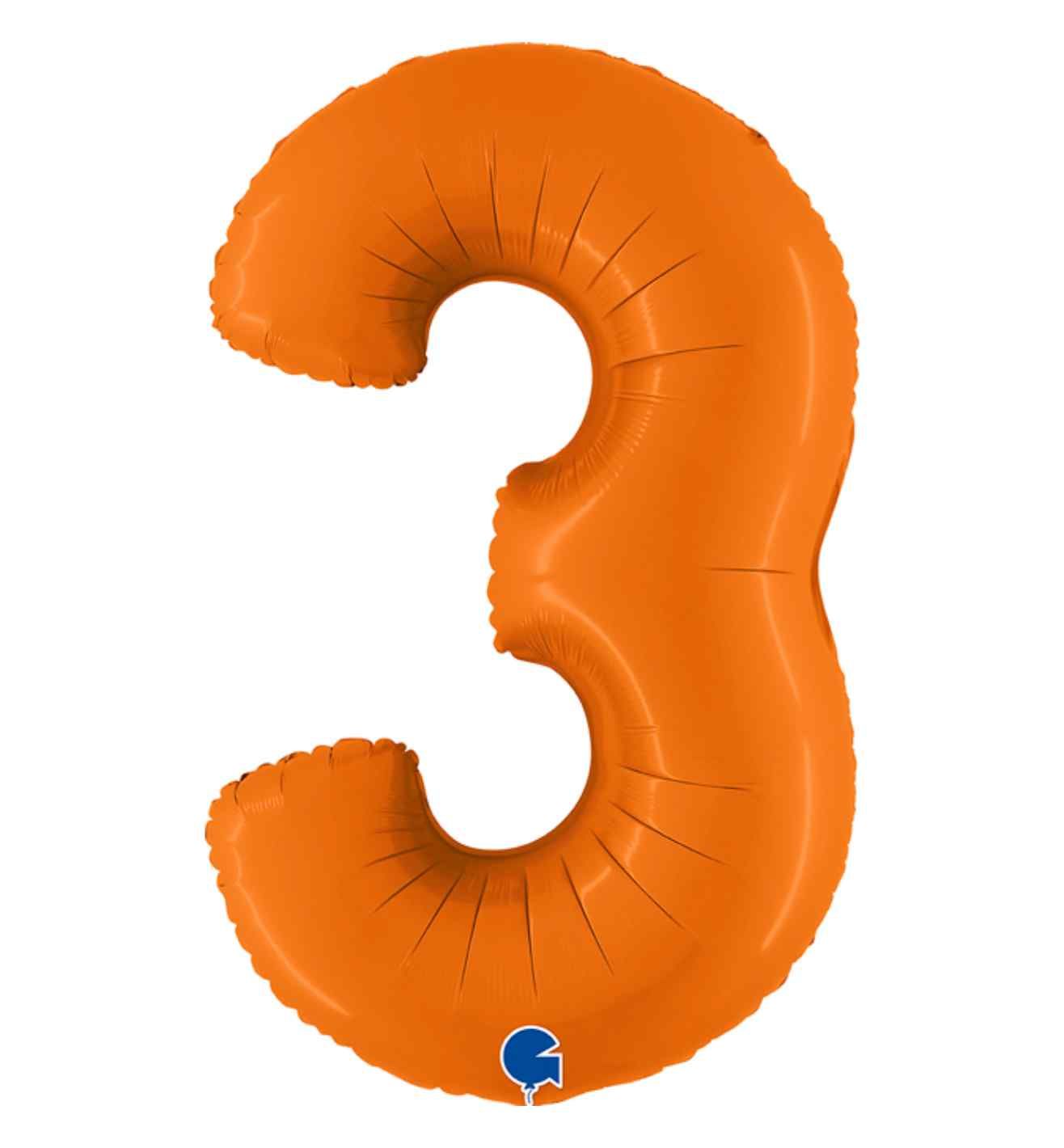 40" Grabo Matte Orange Number 3