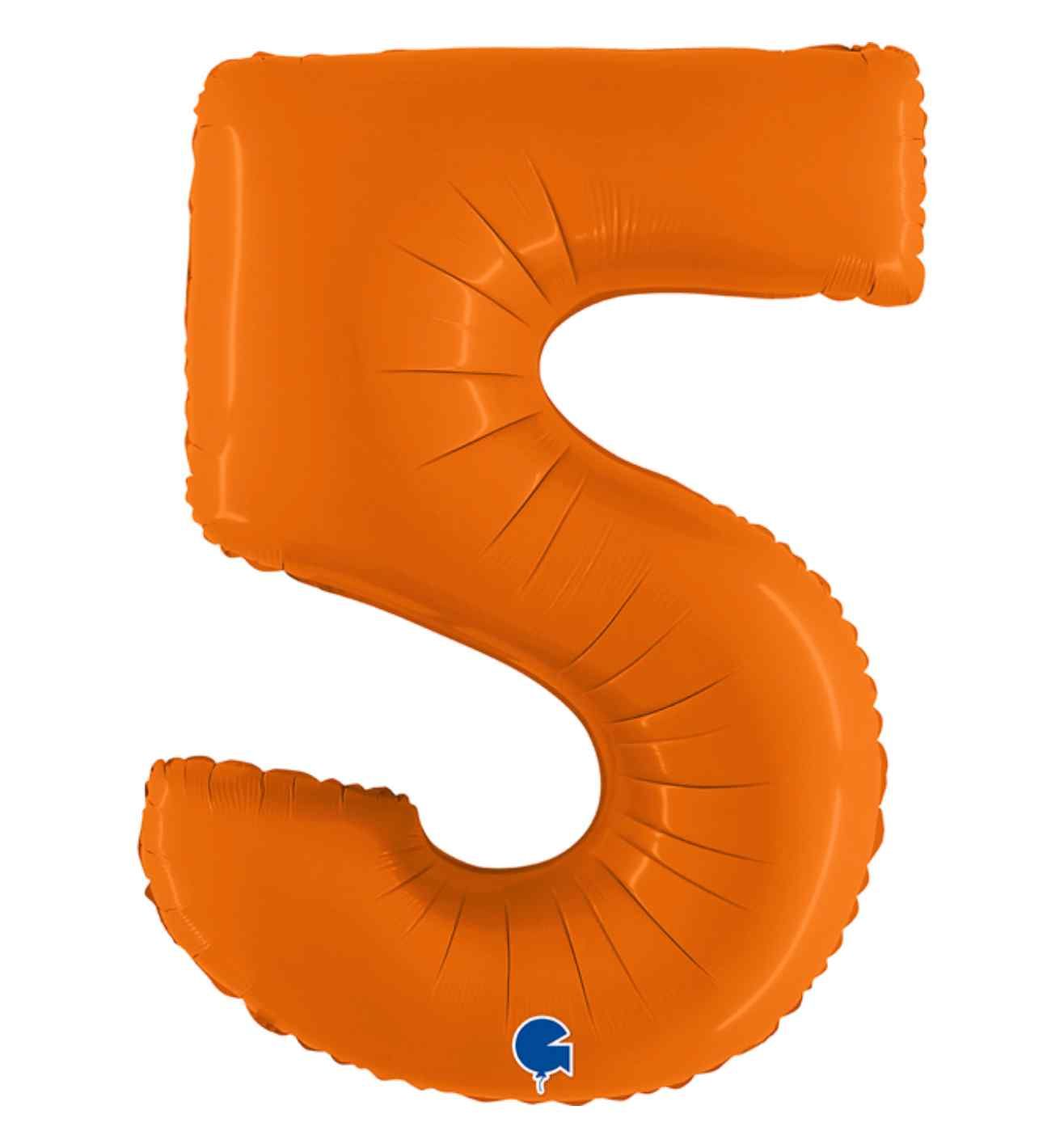 40" Grabo Matte Orange Number 5