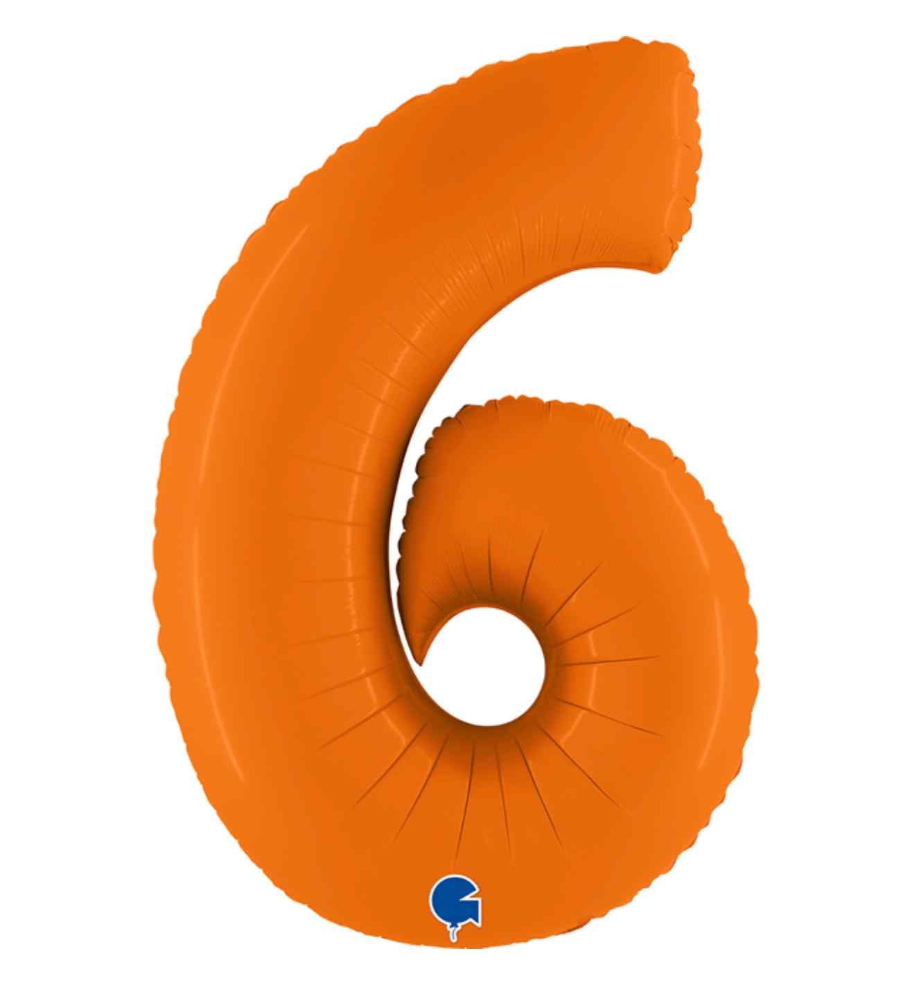 40" Grabo Matte Orange Number 6