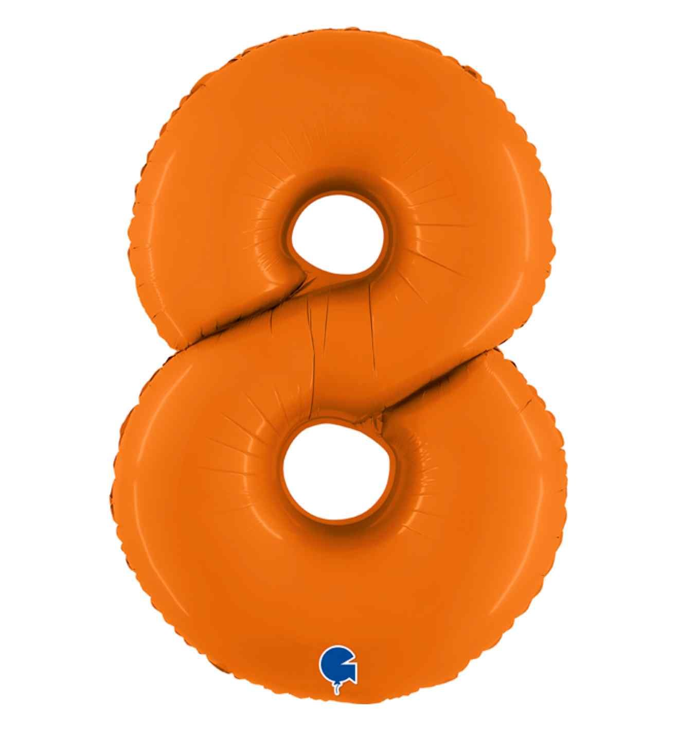 40" Grabo Matte Orange Number 8