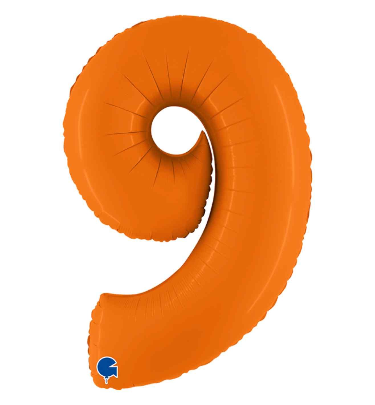 40" Grabo Matte Orange Number 9