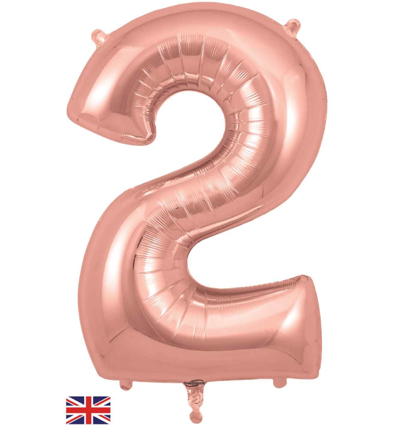 34" Rose Gold Number 2 Oaktree