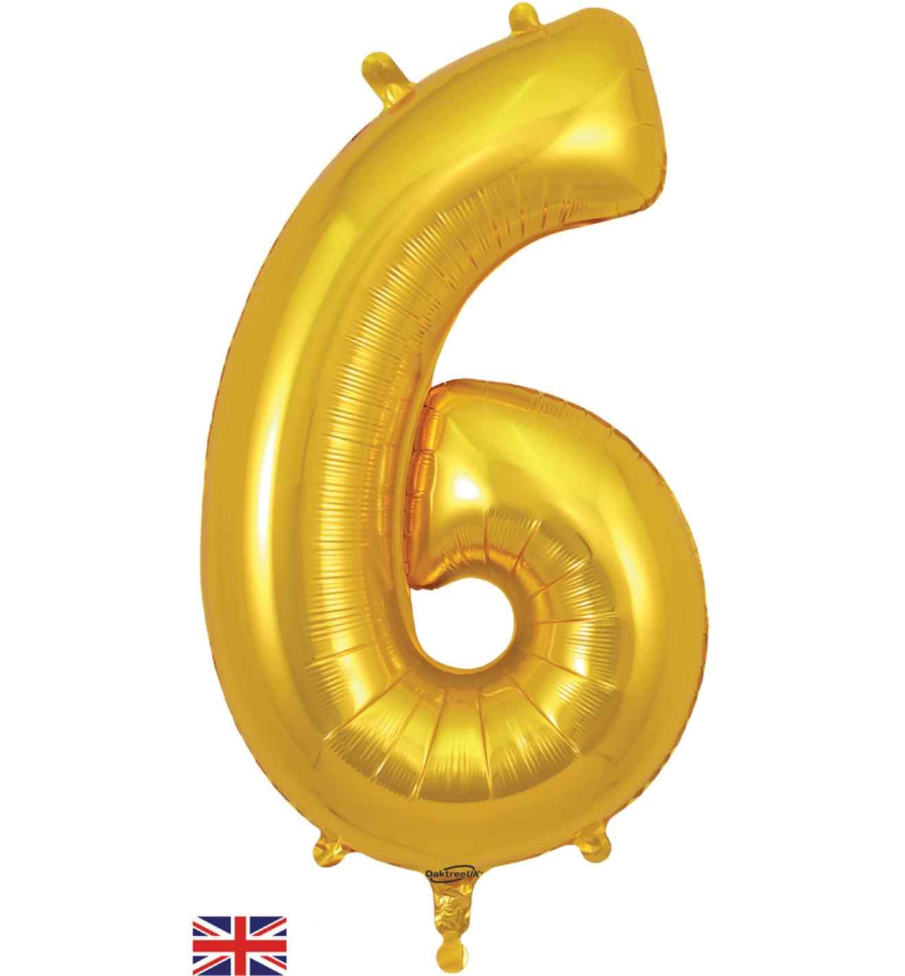 34" Gold Number 6 Oaktree