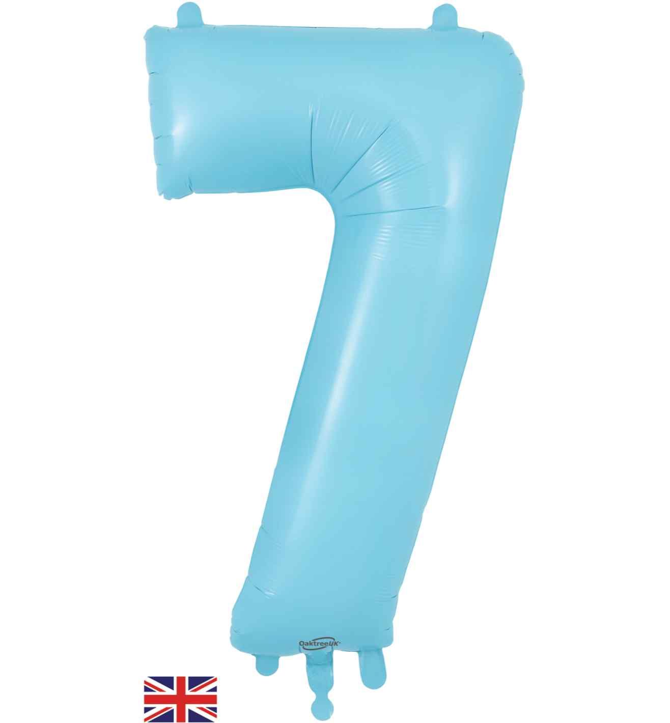 34" Matte Blue Number 7 Oaktree