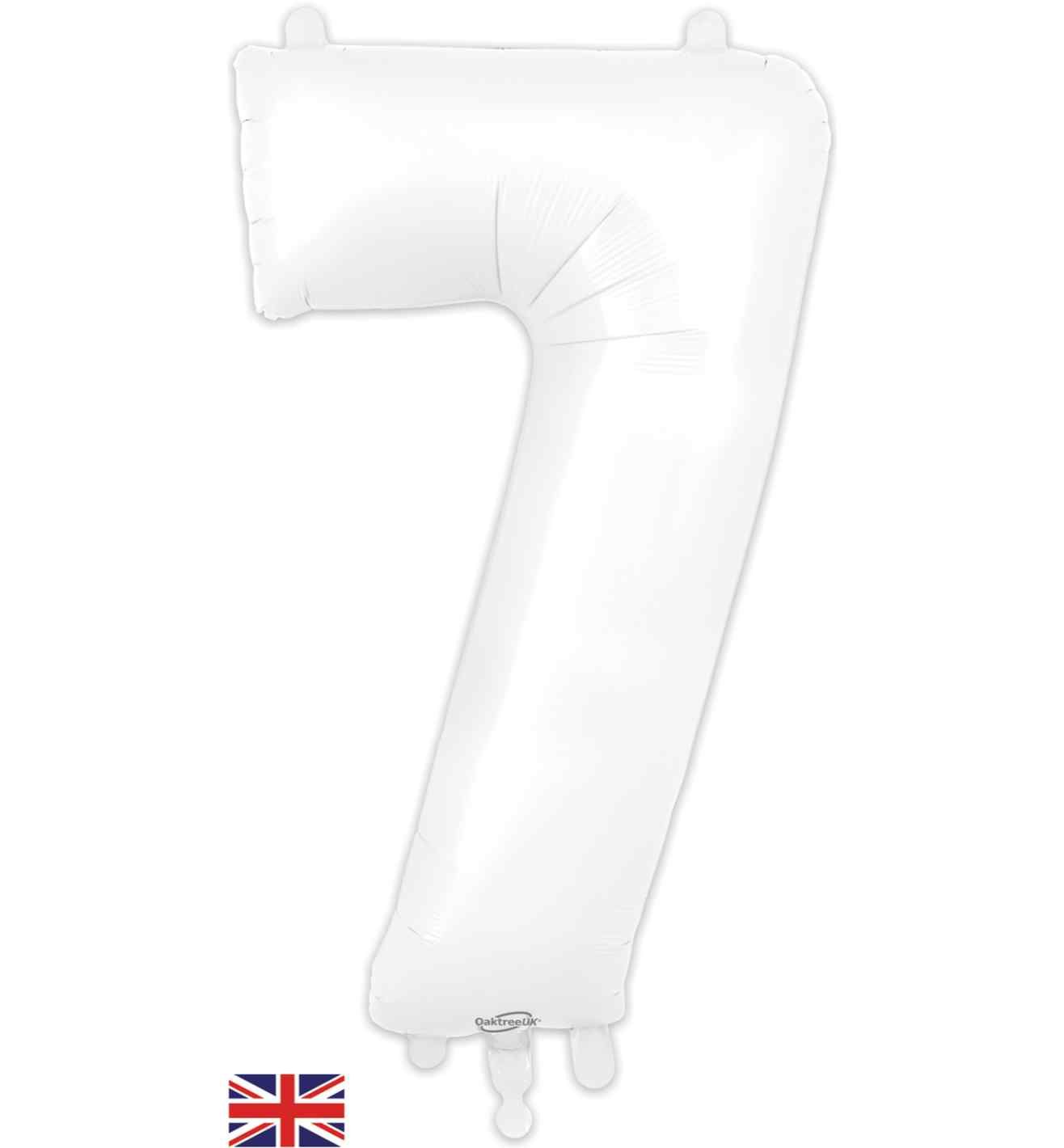 34" Matte White 7 Oaktree