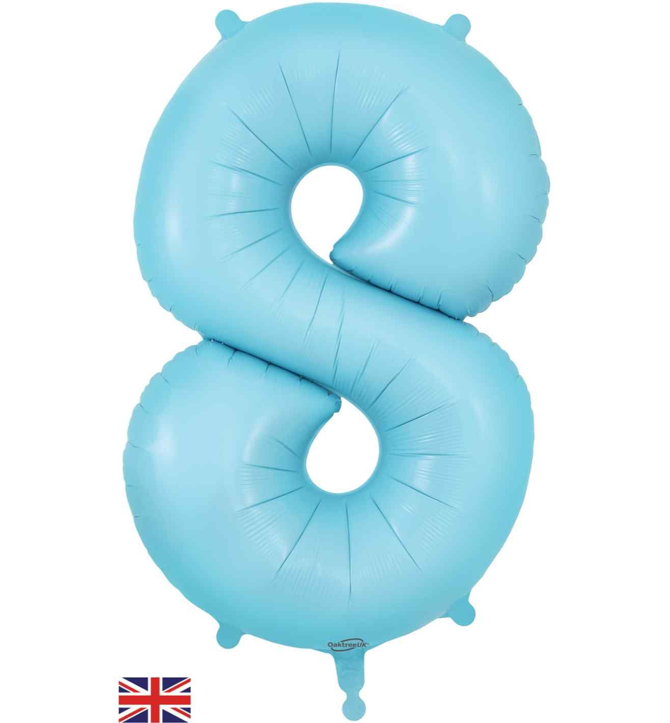 34" Matte Blue Number 8 Oaktree