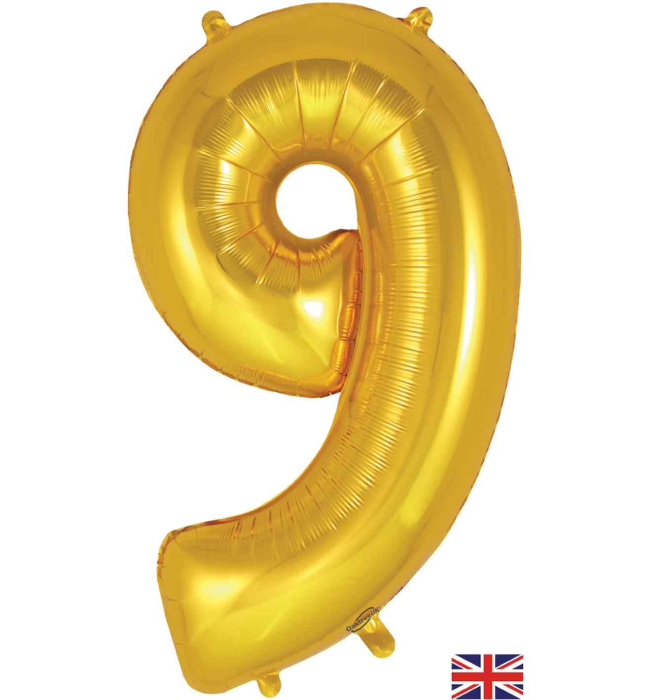 34" Gold Number 9 Oaktree